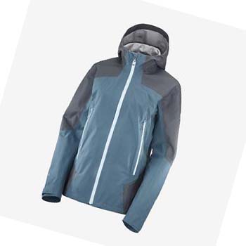 Chaquetas Salomon OUTLINE GORE-TEX WATERPROOF HYBRID Mujer Azules | MX 2485FDN